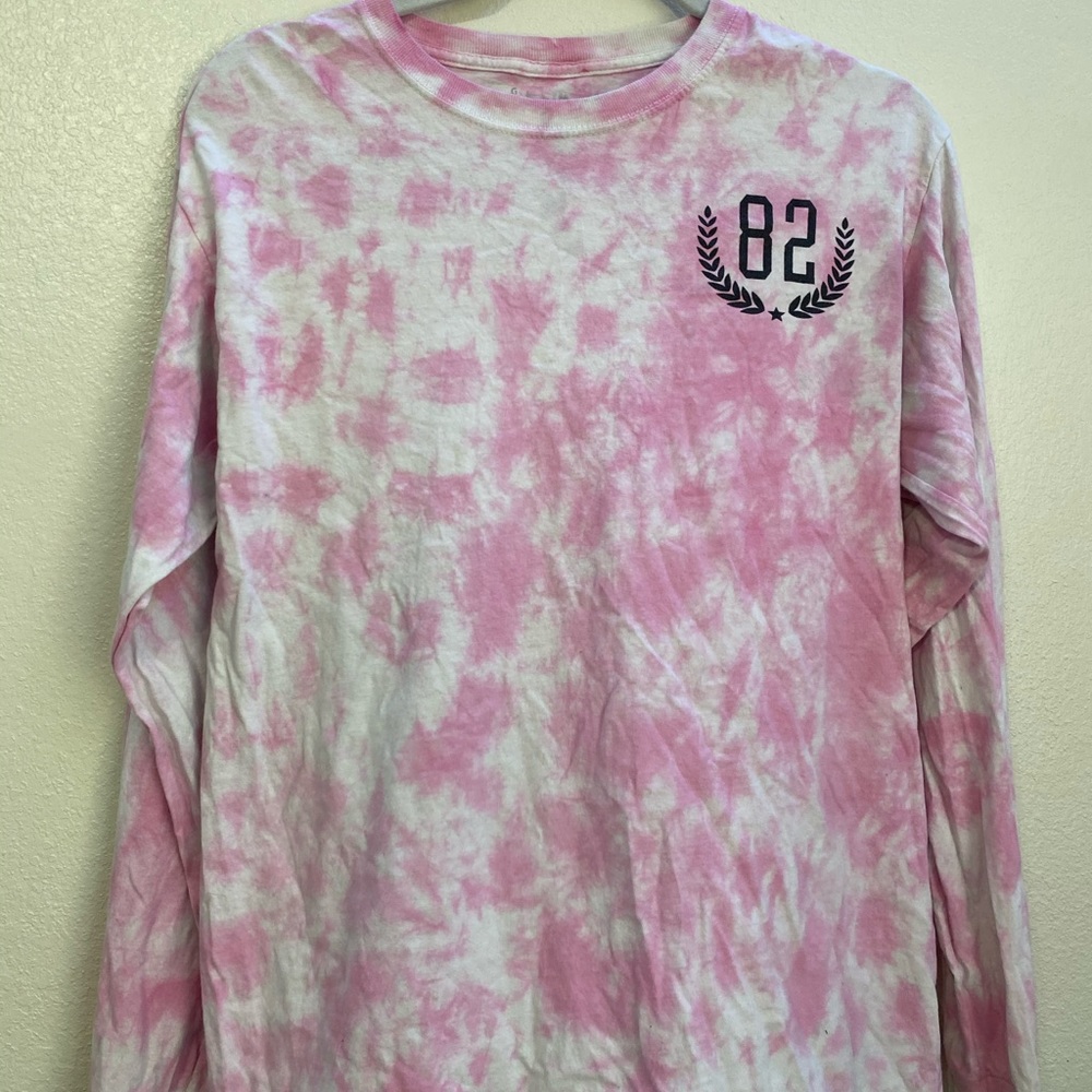 Tie-dye long sleeve tee